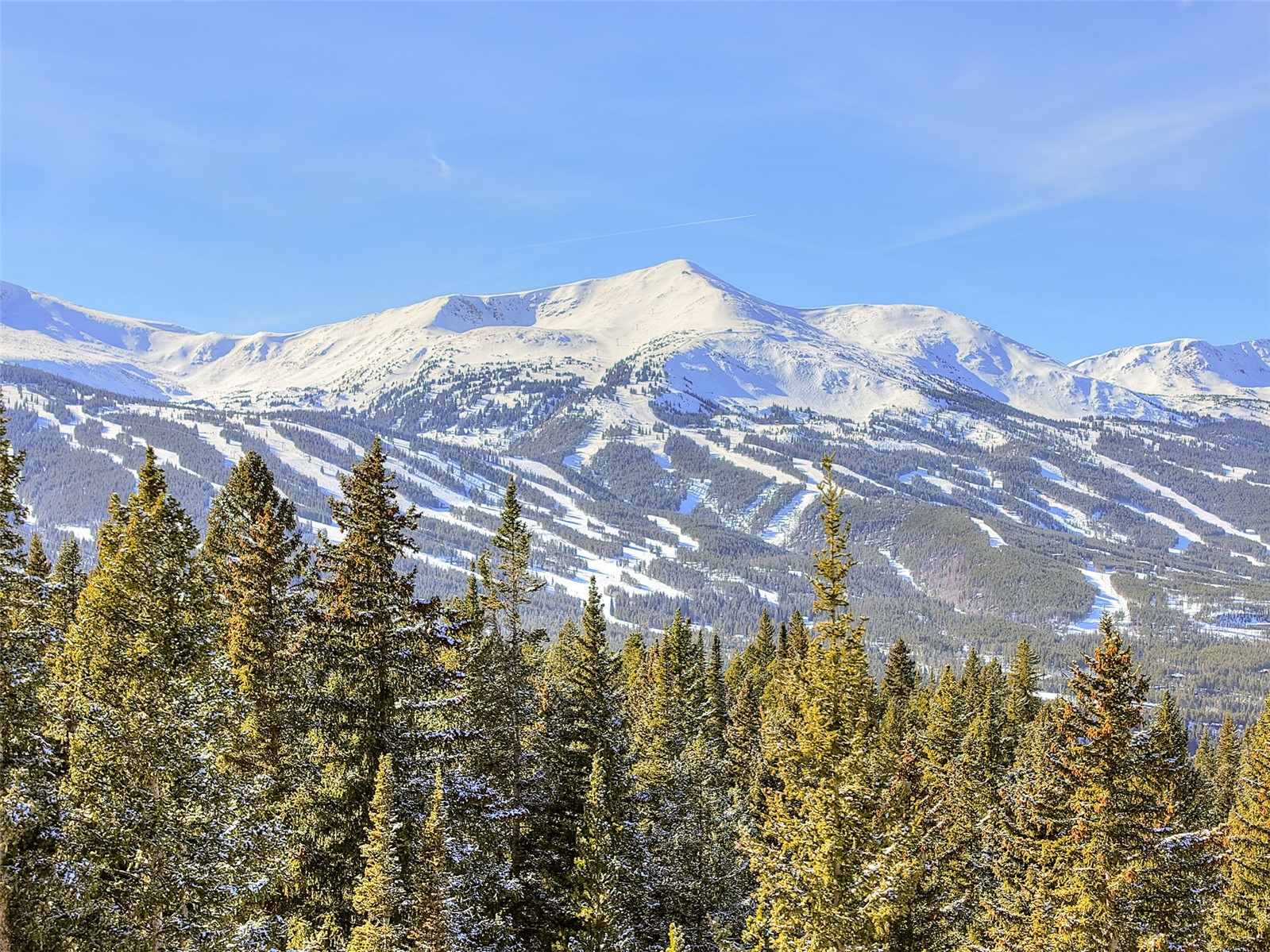 3362 Boreas Pass Road Breckenridge, CO 80424 - Photo 1 of 17 a view of a large building with mountains in the background