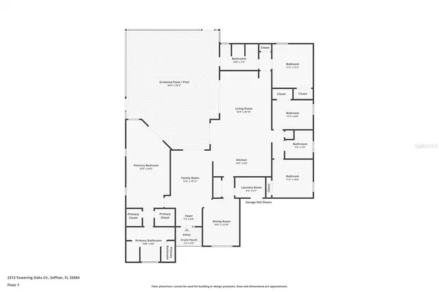 $429,000 | 2213 Towering Oaks Circle, Seffner, FL 33584