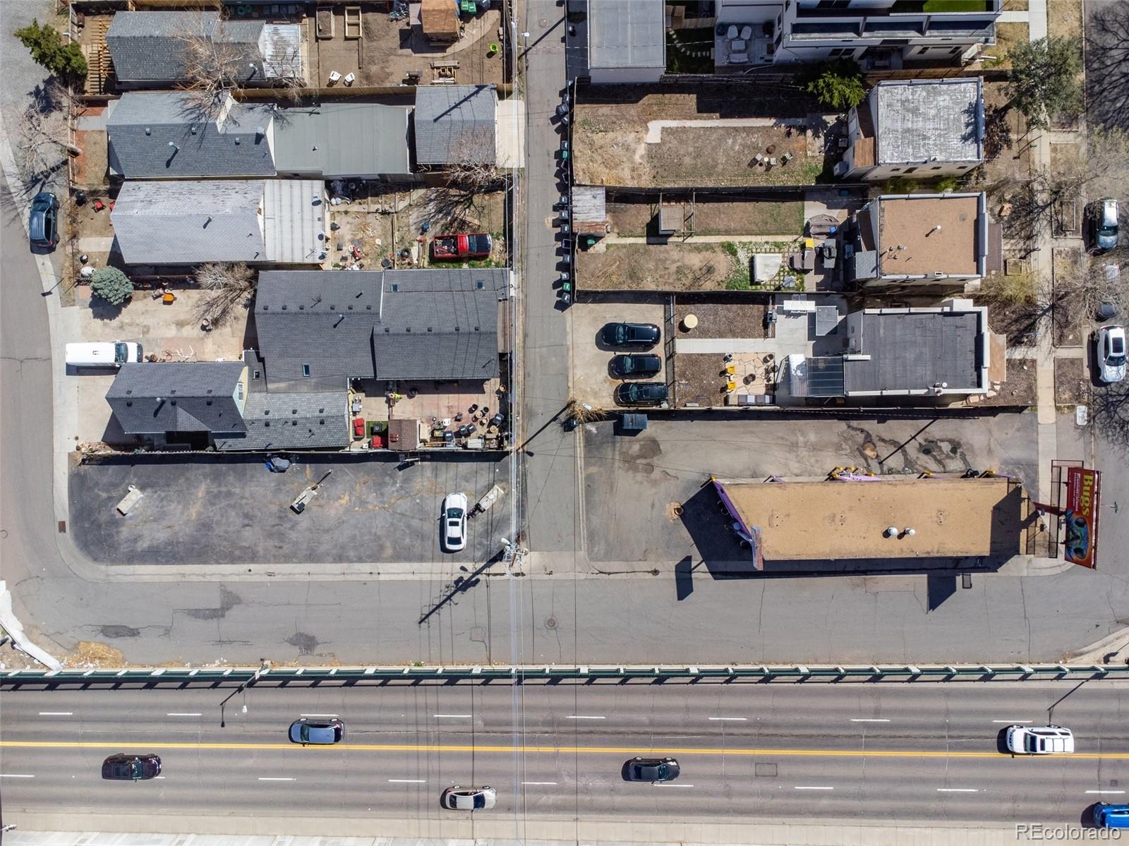3759 Inca Street Denver, CO 80211 - Photo 3 of 13 an aerial view of a large building with streets and trees