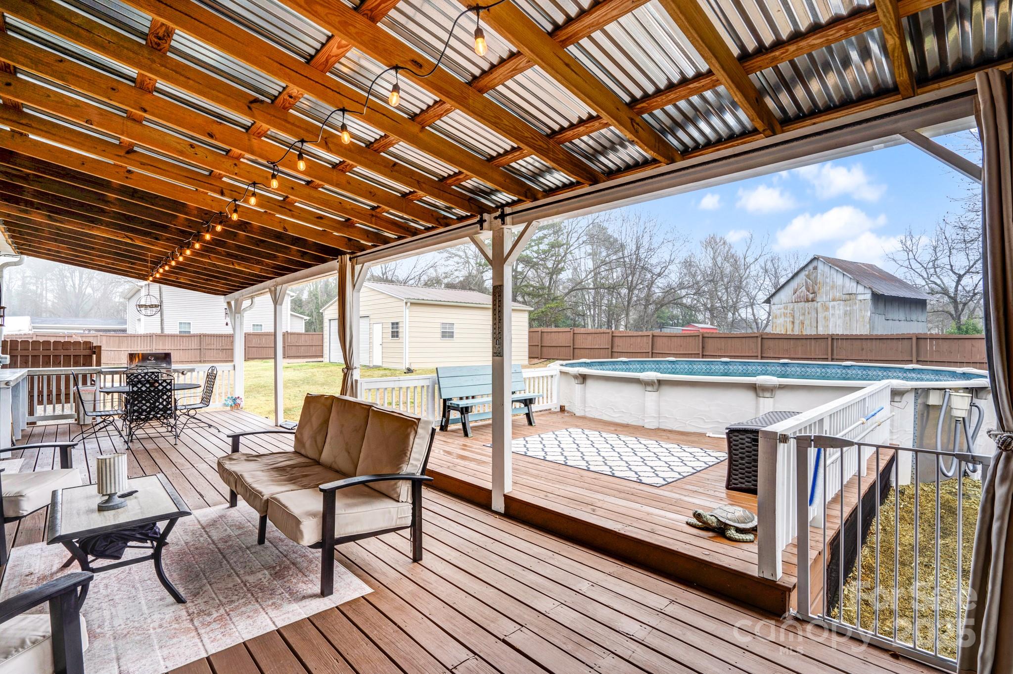 165 Kimball Loop China Grove, NC 28023 - Photo 41 of 48 a view of a balcony with furniture