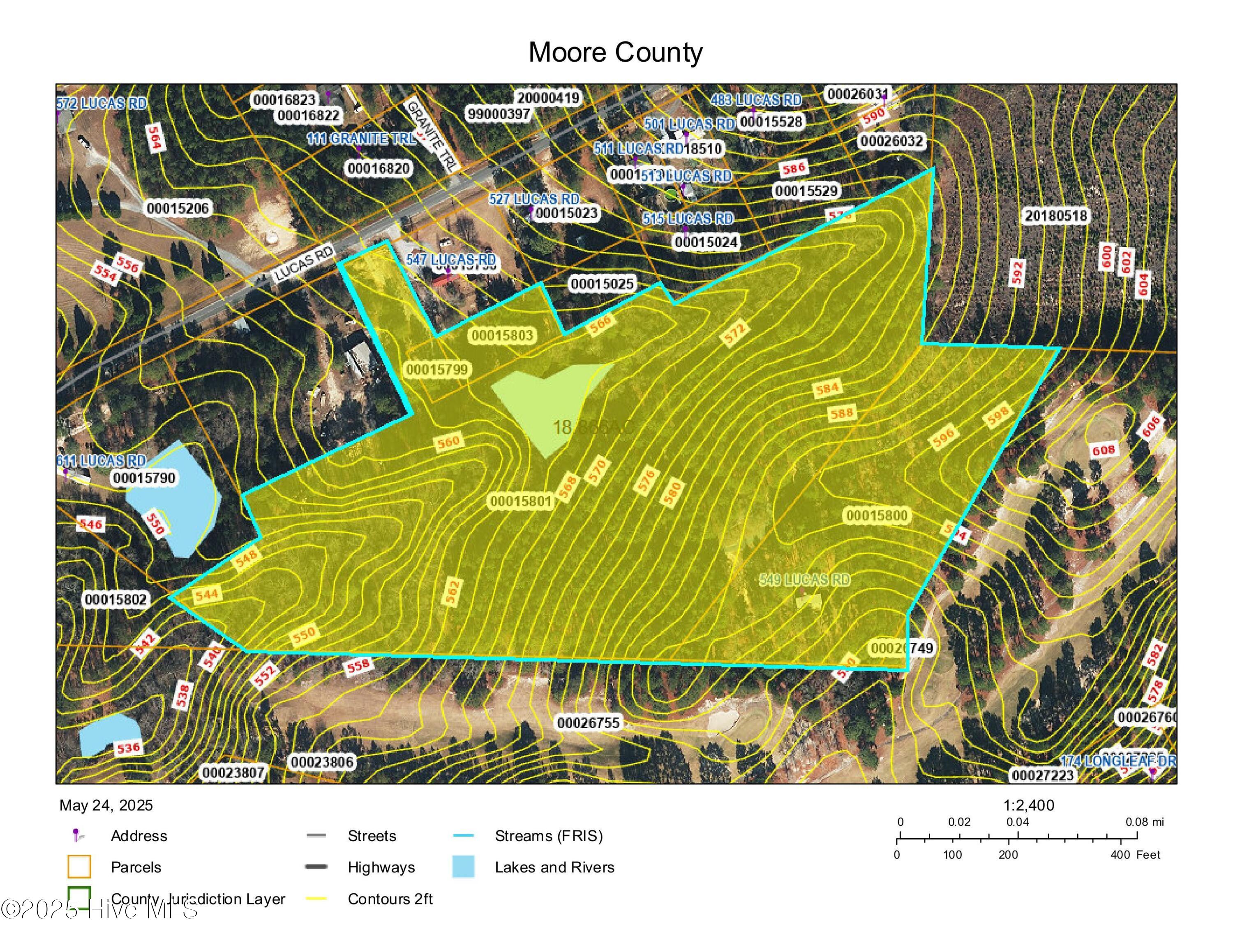 549 Lucas Road West End, NC 27376 - Photo 18 of 45 549 Lucas Rd 19 acres rough acreage cont