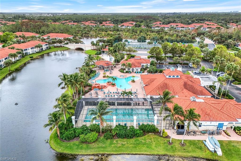 23711 Old Port Road, Unit 101 Estero, FL 34135 - Photo 28 of 30 Aerial view with a water view