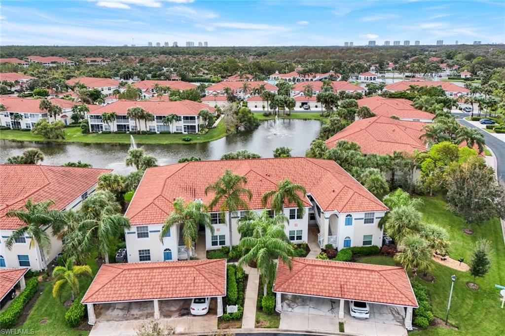 23711 Old Port Road, Unit 101 Estero, FL 34135 - Photo 3 of 30 Bird's eye view with a water view