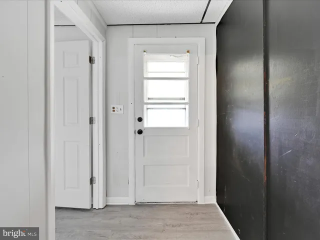 a view of front door