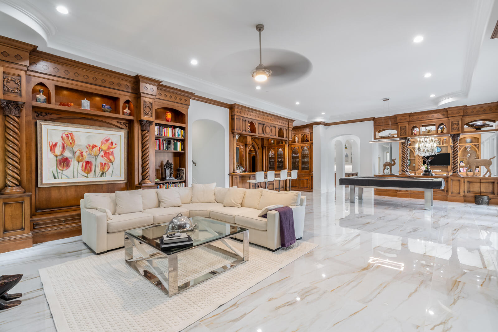 700 Northeast 45th Road Boca Raton, FL 33431 - Photo 21 of 62 a living room with furniture and kitchen view