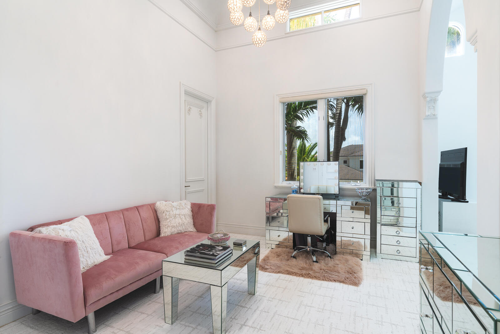 700 Northeast 45th Road Boca Raton, FL 33431 - Photo 36 of 62 a living room with furniture and a flat screen tv