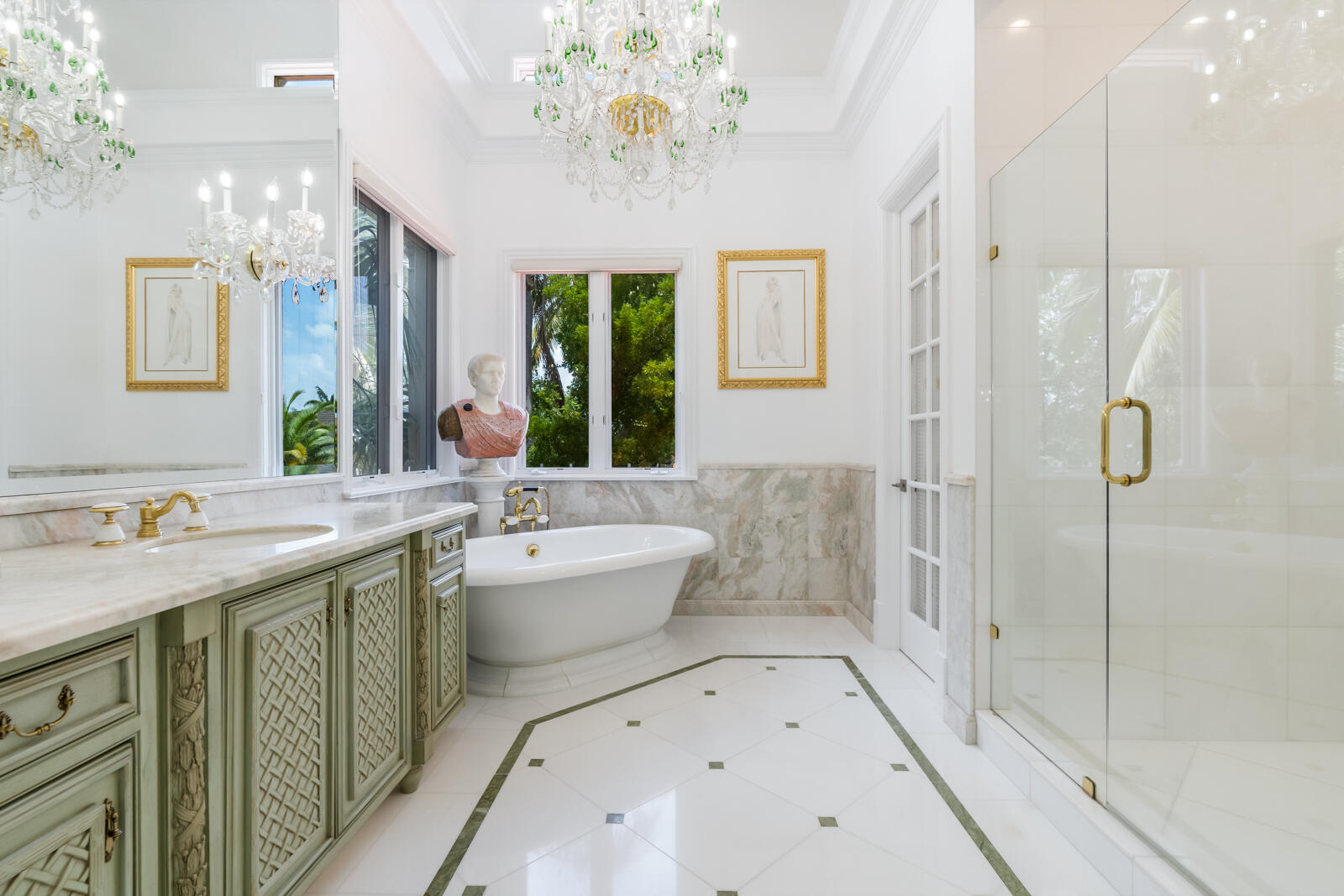 700 Northeast 45th Road Boca Raton, FL 33431 - Photo 50 of 62 a spacious bathroom with a tub sink and mirror
