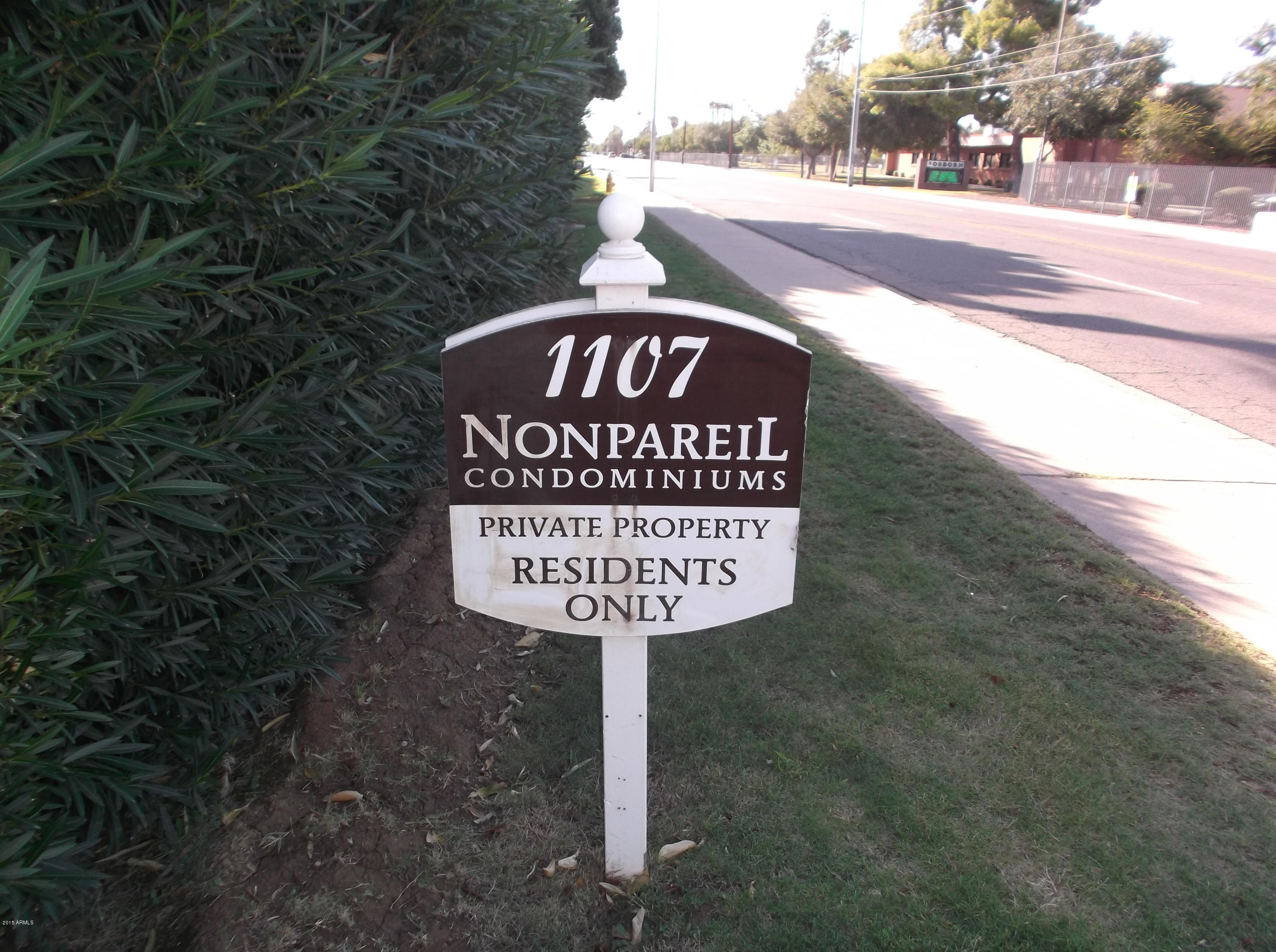 1107 West Osborn Road, Unit 217 Phoenix, AZ 85013 - Photo 4 of 25 Sign