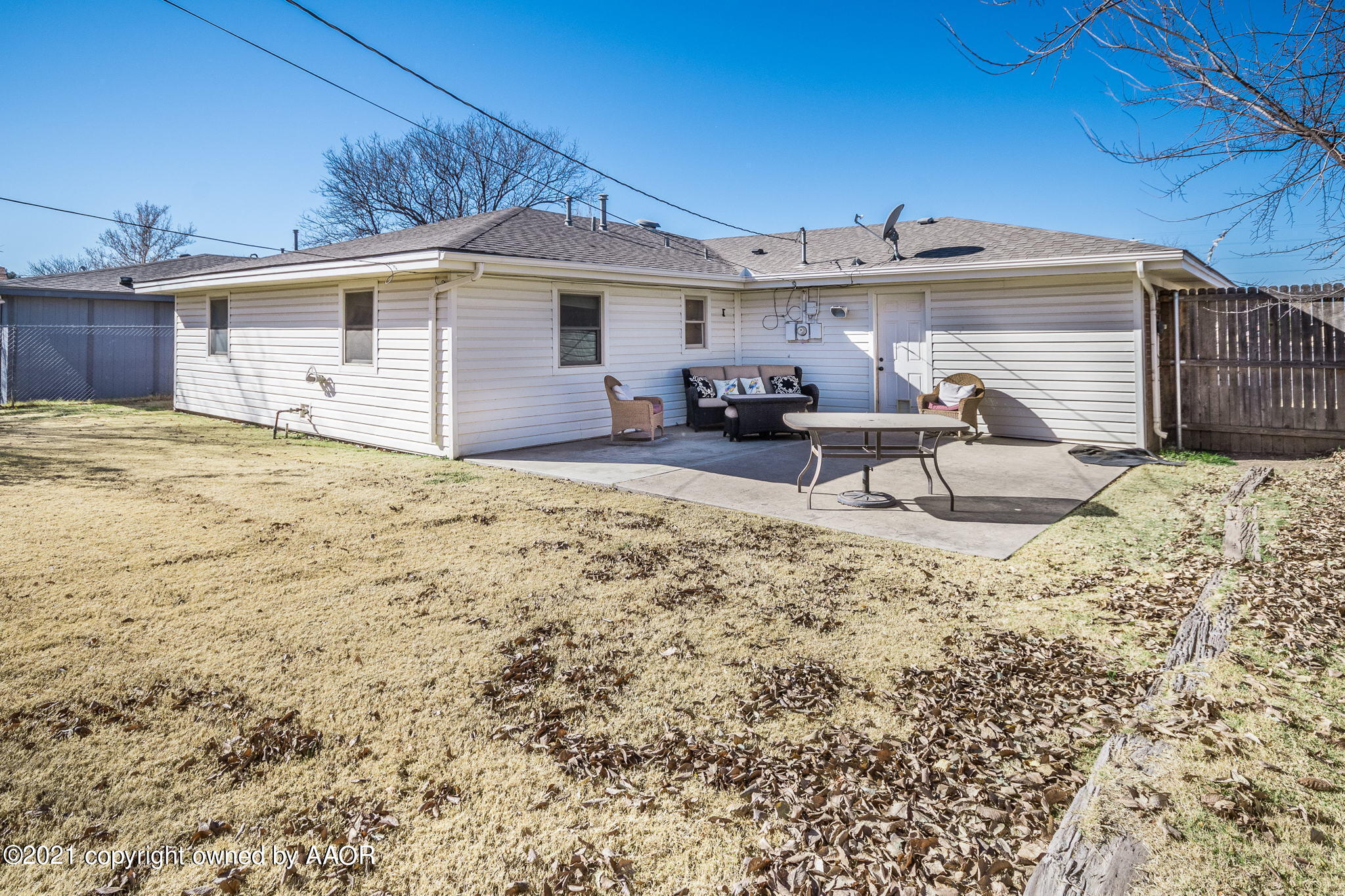 4809 South Rusk Street Amarillo, TX 79110 - Photo 14 of 17 a view of a house with backyard