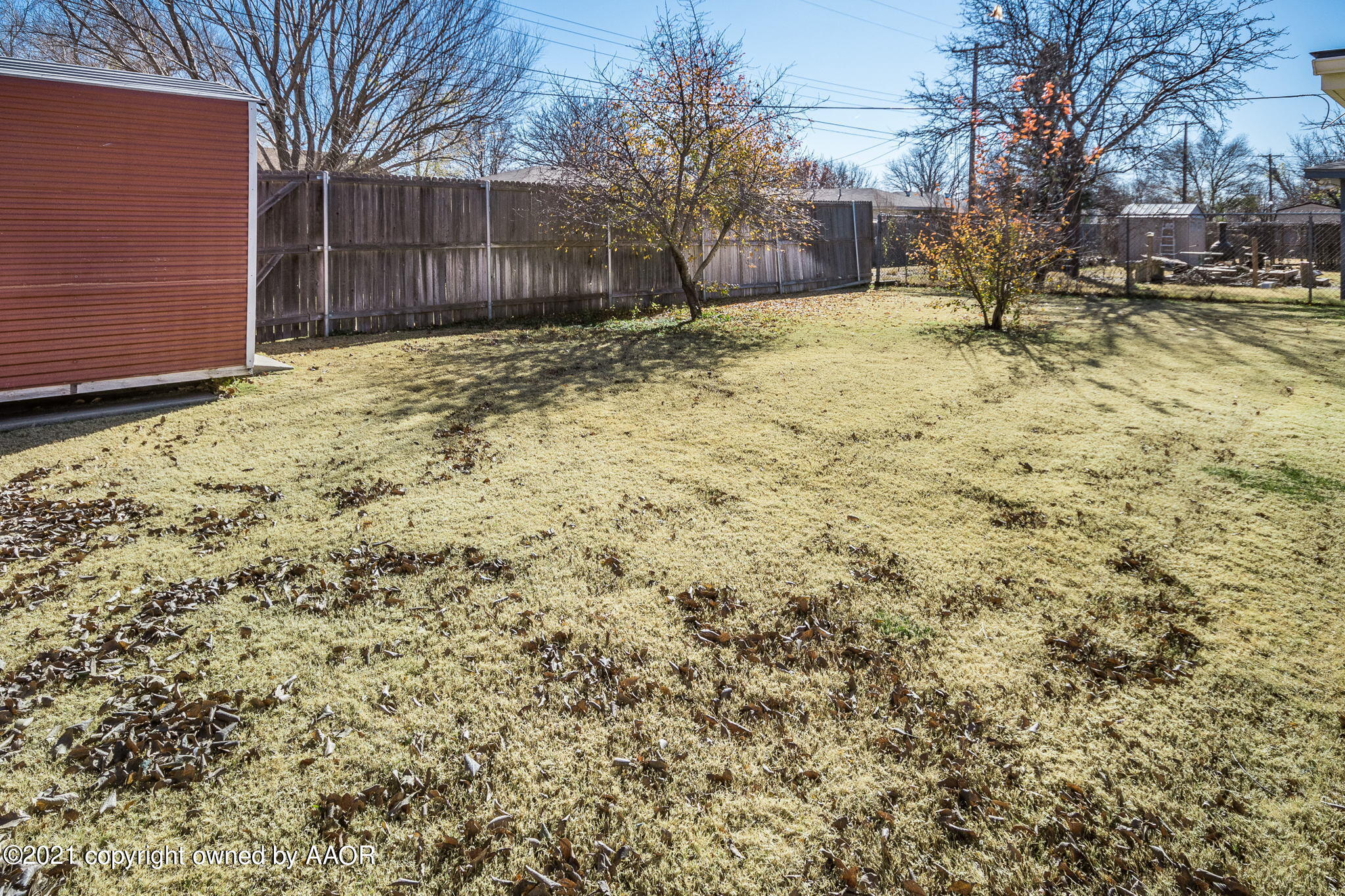4809 South Rusk Street Amarillo, TX 79110 - Photo 16 of 17 a view of back yard of the house