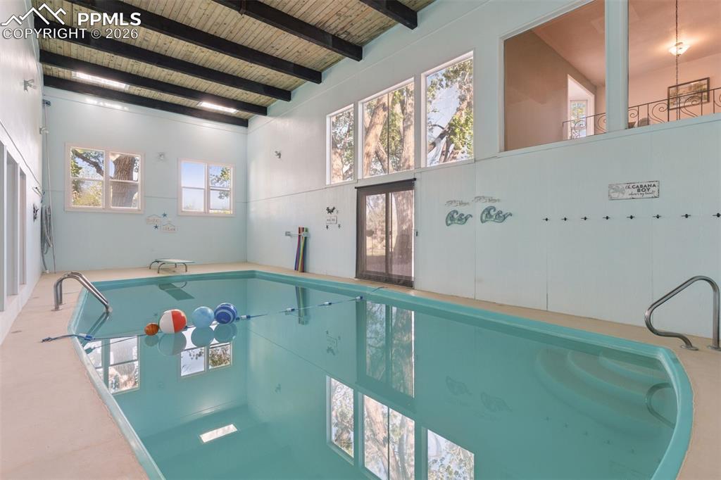 16990 Old Pueblo Road Fountain, CO 80817 - Photo 20 of 50 View of 25,000 galloon Indoor heated swimming pool