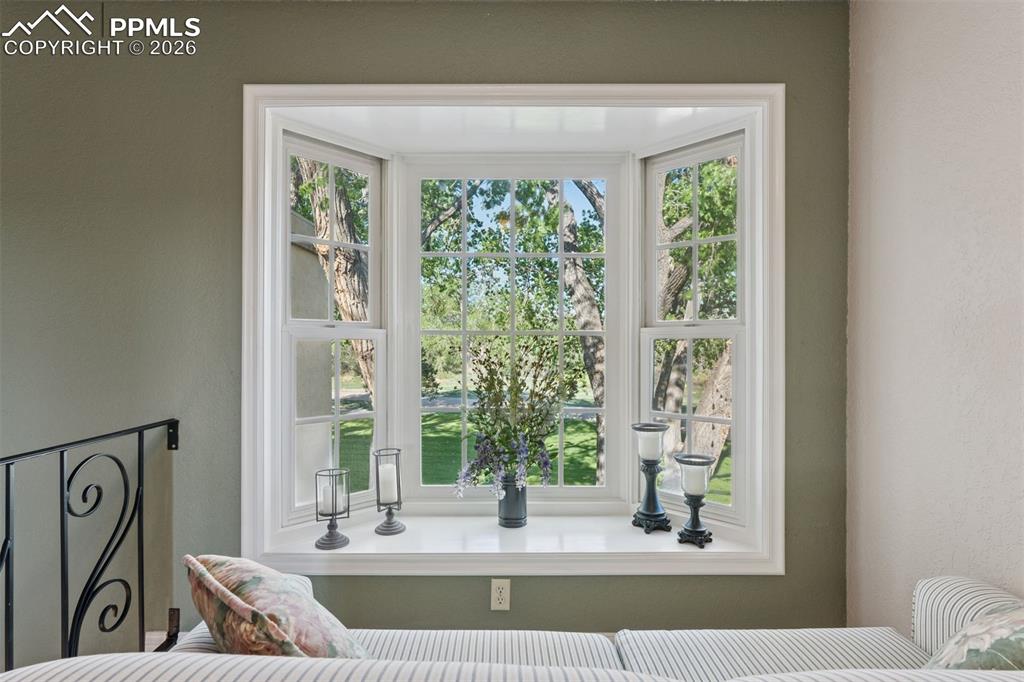 16990 Old Pueblo Road Fountain, CO 80817 - Photo 21 of 50 Loft Space outside of Primary Suite with Reading Nook and custom Bay Window for wildlife viewing