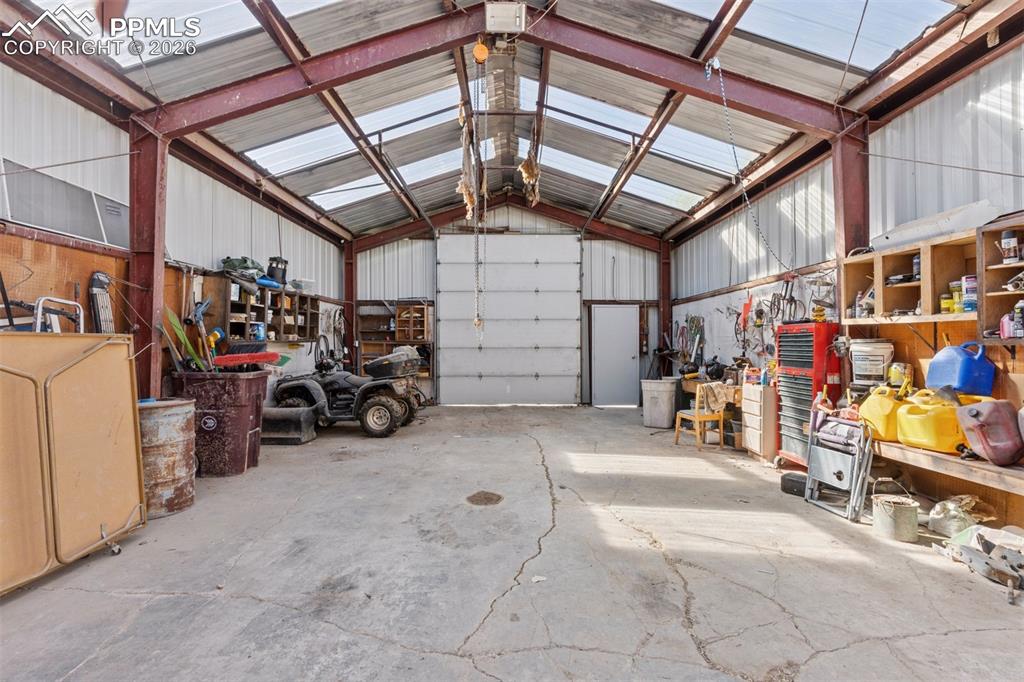 16990 Old Pueblo Road Fountain, CO 80817 - Photo 42 of 50 Inside Detached Workshop with Bay Door