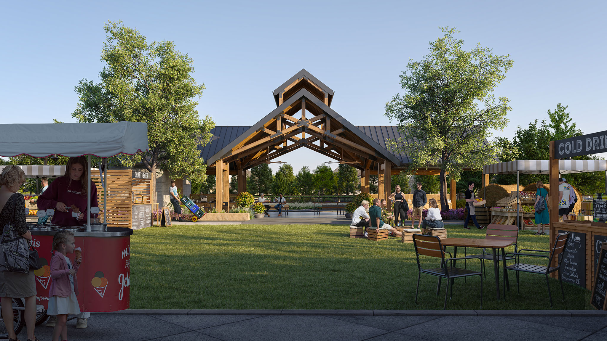 432 Brandywine Road Hutto, TX 78634 - Photo 7 of 12 View of community featuring a yard and a patio area