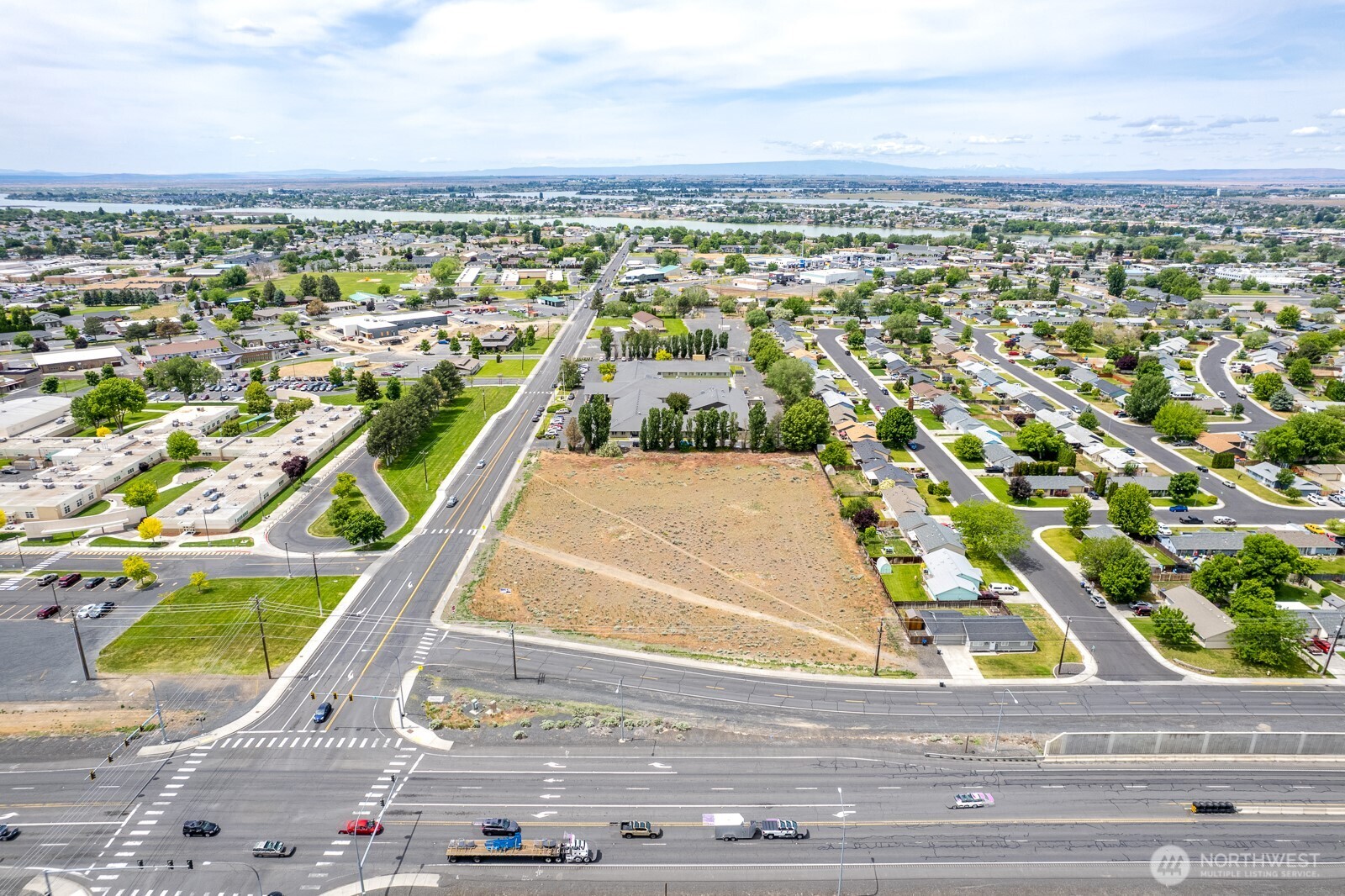0 Nelson Moses Lake Moses Lake, WA 98837 - Photo 11 of 24 an aerial view of residential houses with outdoor space