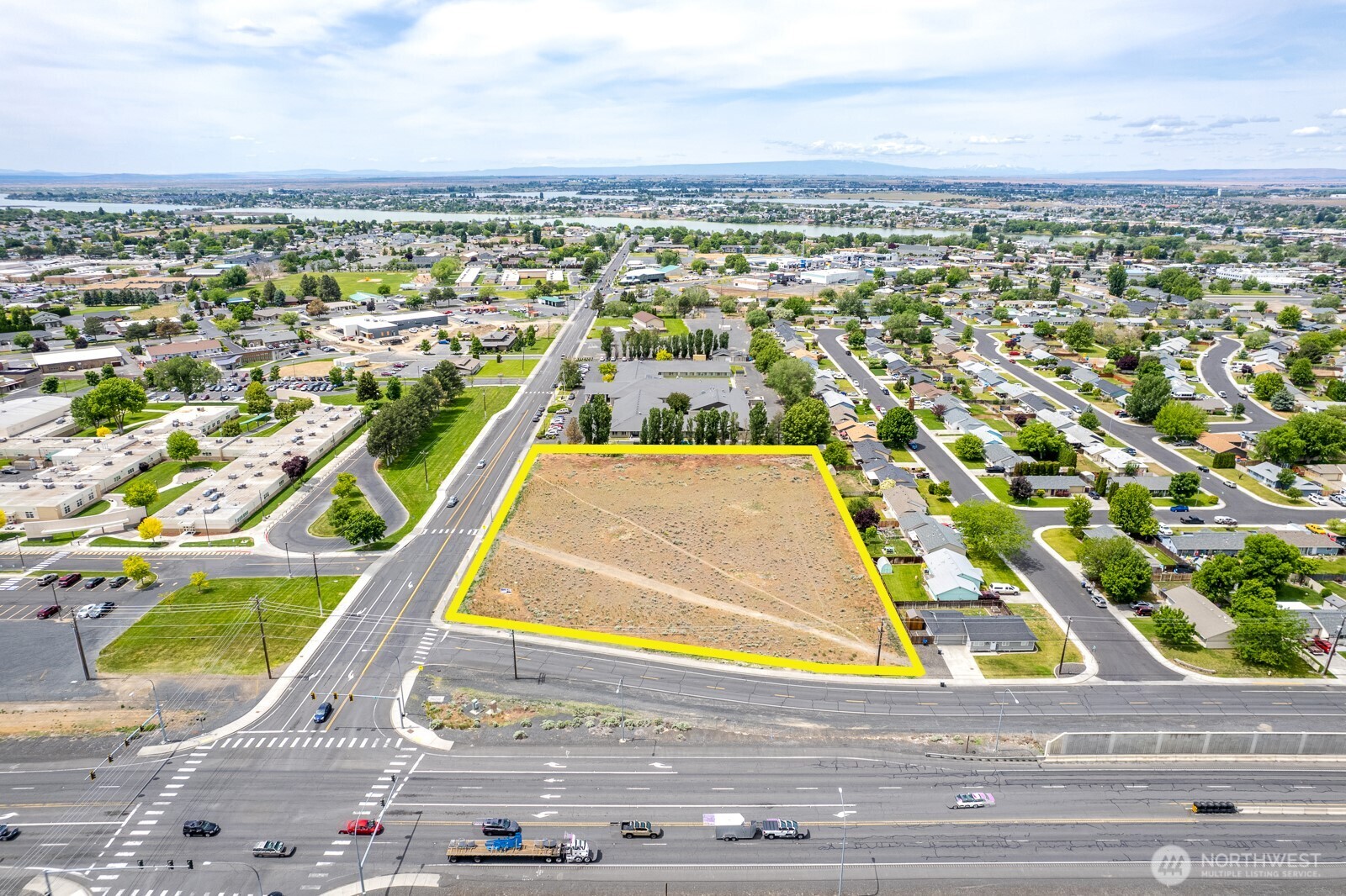 0 Nelson Moses Lake Moses Lake, WA 98837 - Photo 4 of 24 an aerial view of residential houses with outdoor space