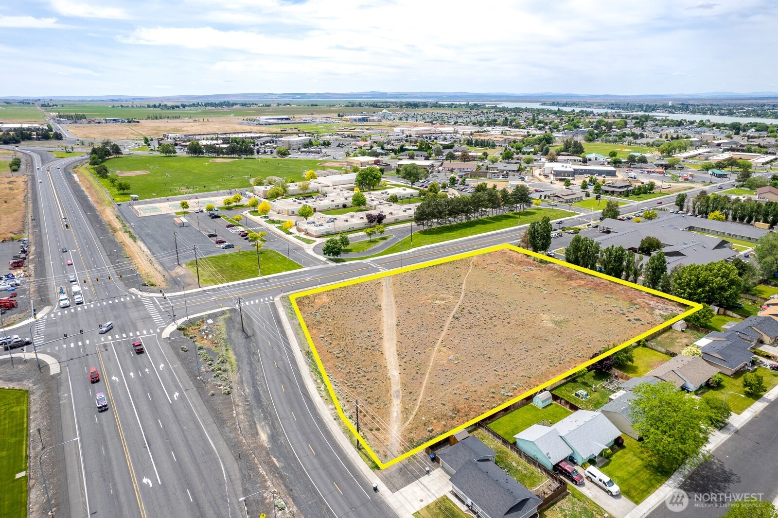 0 Nelson Moses Lake Moses Lake, WA 98837 - Photo 5 of 24 an aerial view of a city