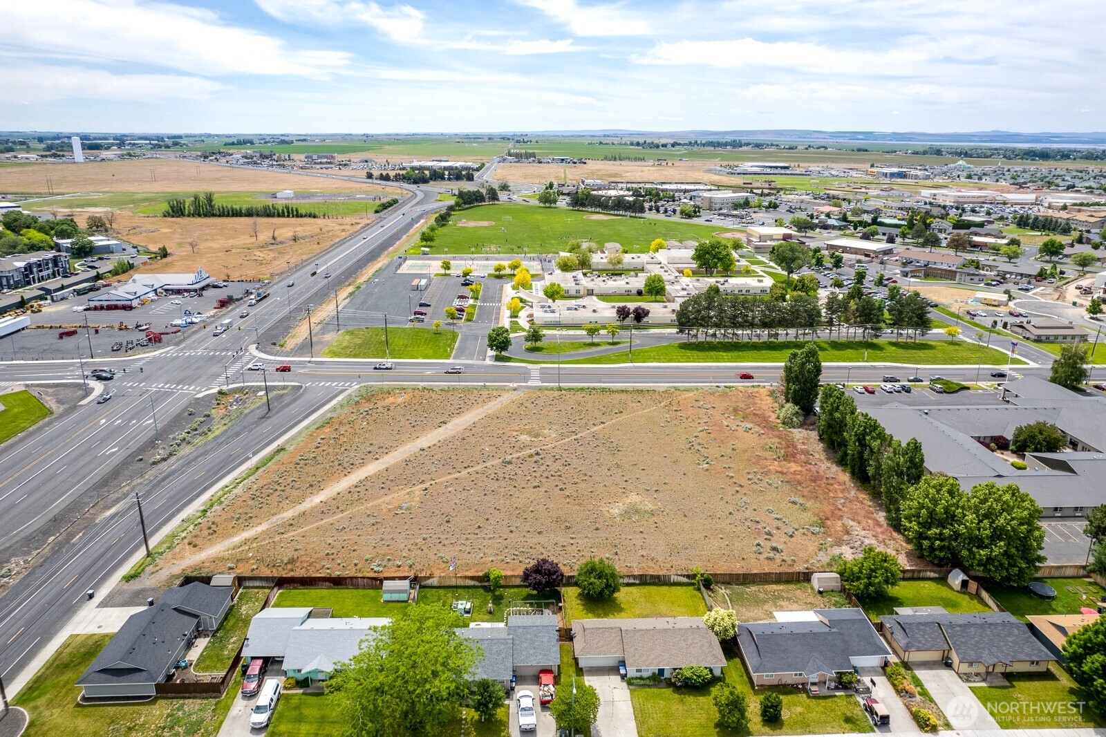 0 Nelson Moses Lake Moses Lake, WA 98837 - Photo 9 of 24 an aerial view of a city