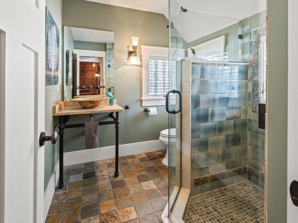 49 Greene Road Princeton, MA 01541 - Photo 24 of 42 a bathroom with a shower and a sink