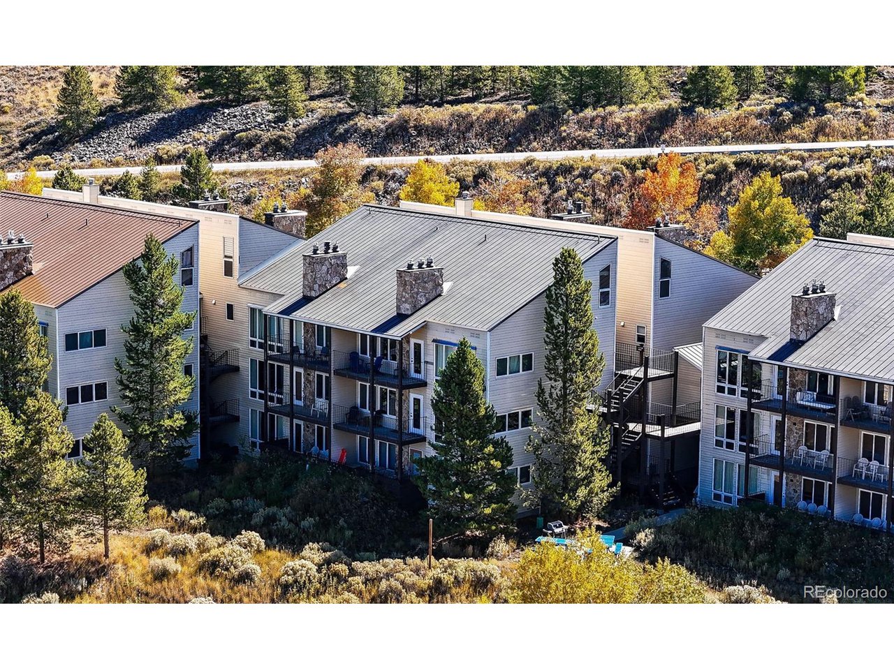96 Mountainside Drive, Unit 47 Granby, CO 80446 - Photo 3 of 42 a view of city from balcony