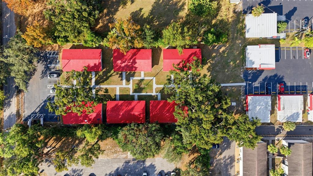 11733 North 12th Street, Unit G Tampa, FL 33612 - Photo 23 of 25 a view of swimming pool with red chairs