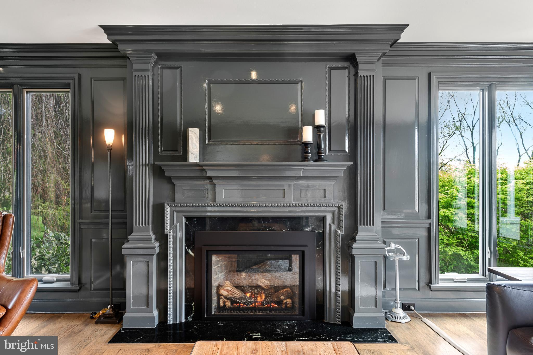 238 Ravenscliff Road Wayne, PA 19087 - Photo 12 of 74 a living room with furniture and a fireplace