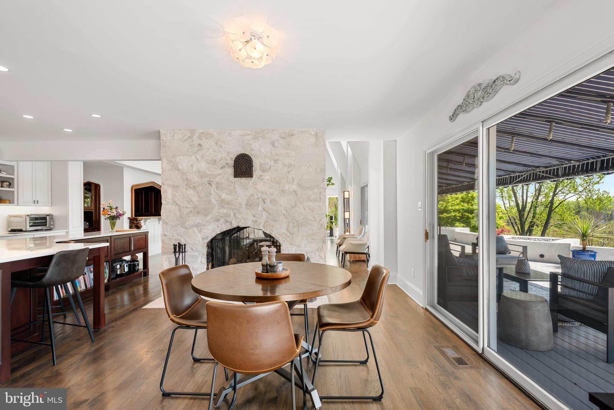 238 Ravenscliff Road Wayne, PA 19087 - Photo 25 of 74 a view of a dining room with furniture window and outside view
