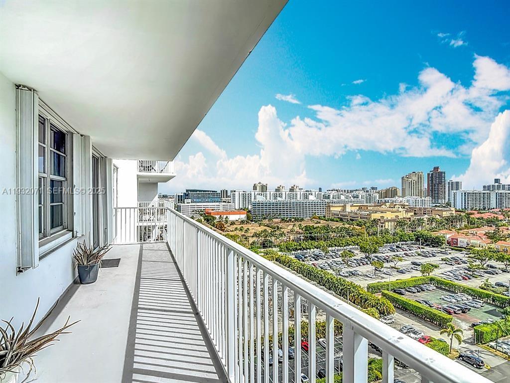 2801 Northeast 183rd Street, Unit 1504W Aventura, FL 33160 - Photo 45 of 57 a view of a balcony with city view