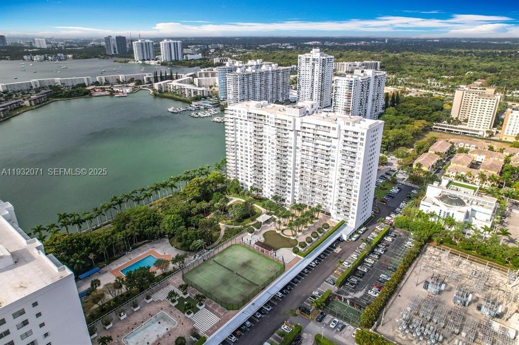 2801 Northeast 183rd Street, Unit 1504W Aventura, FL 33160 - Photo 55 of 57 a view of a balcony with an ocean view