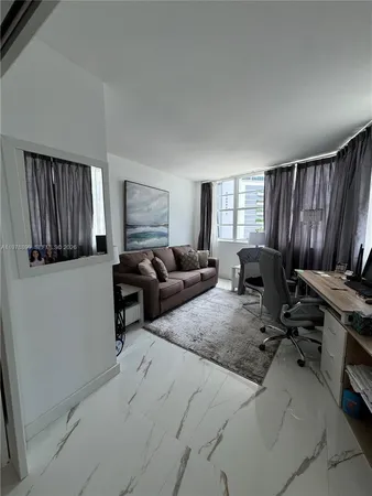 a view of a tall building