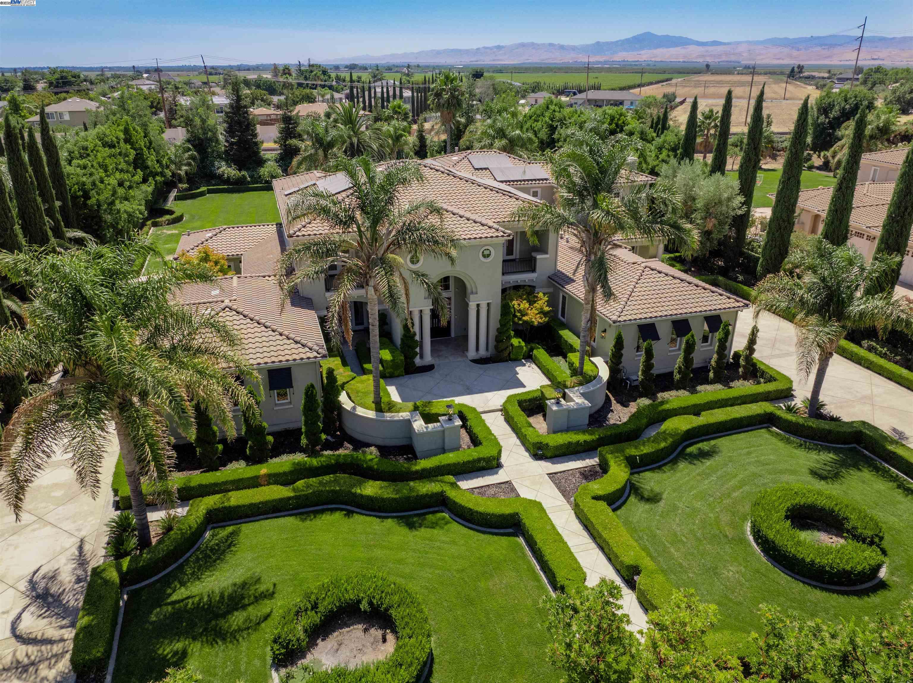 8324 Waterwell Way Tracy, CA 95304 - Photo 22 of 23 an aerial view of a house with garden space and outdoor seating