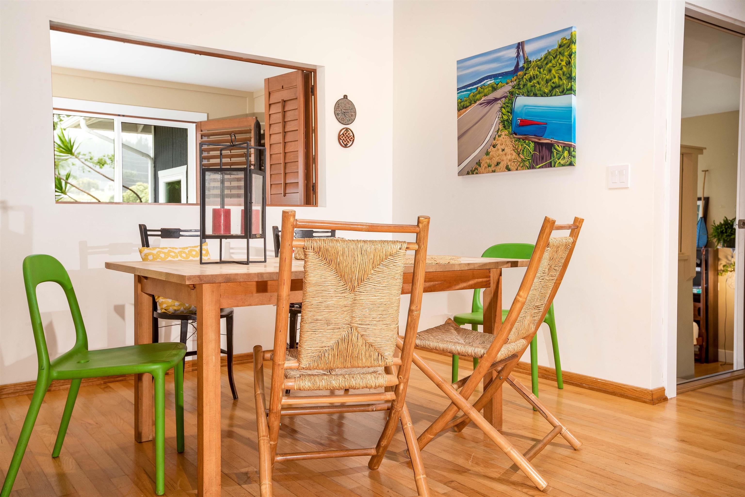 9 Kapii Place Haiku, HI 96708 - Photo 16 of 30 a dining room with furniture and window