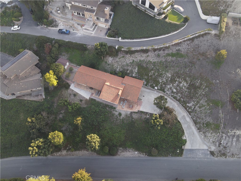 22 Deerhill Drive Rolling Hills Estates, CA 90274 - Photo 36 of 39 an aerial view of a house with a yard and lake