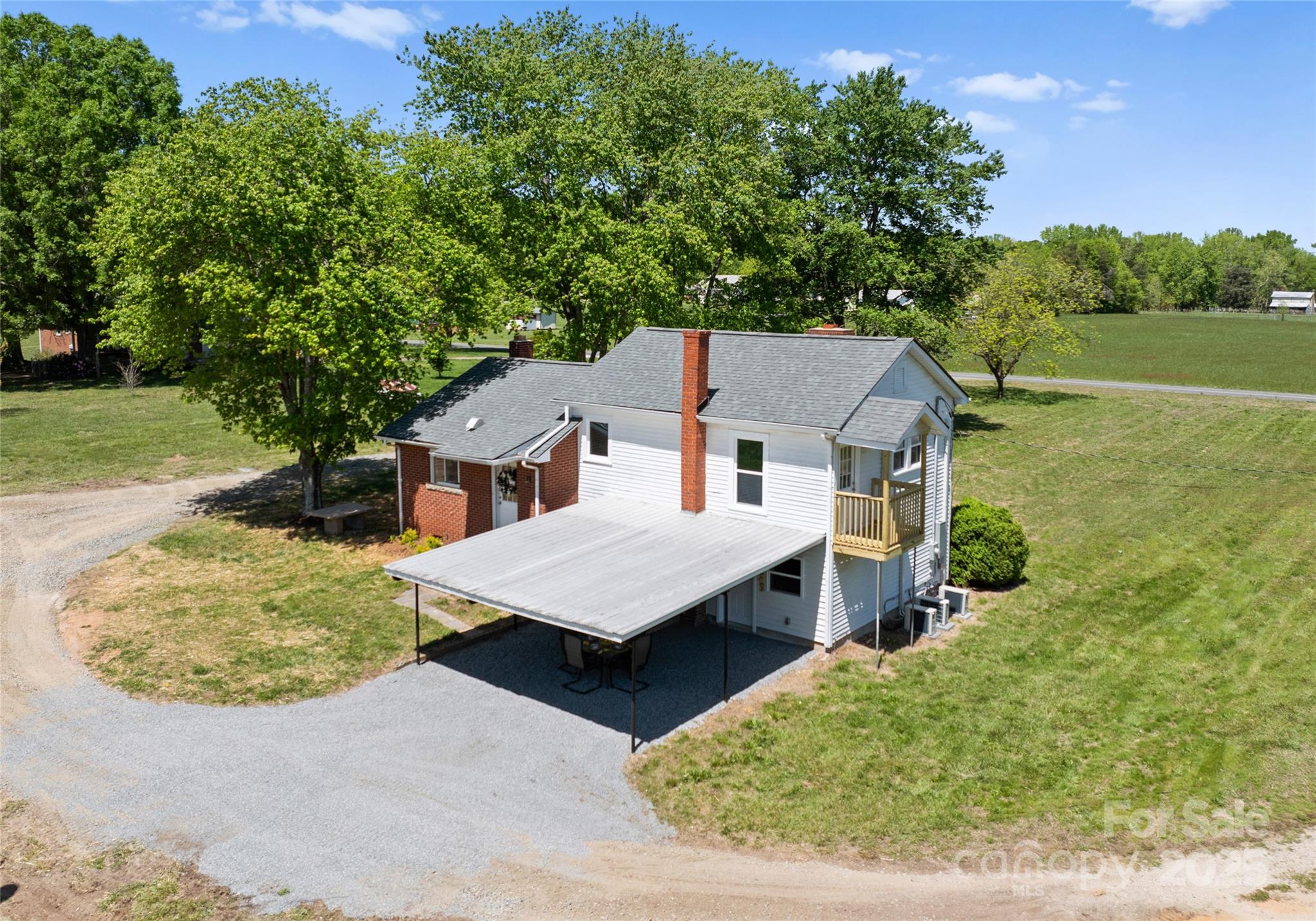 155 Jackson Road Salisbury, NC 28146 - Photo 23 of 26 an aerial view of a house having yard