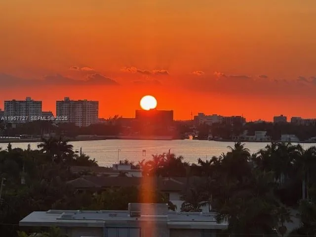 a view of lake and mountain