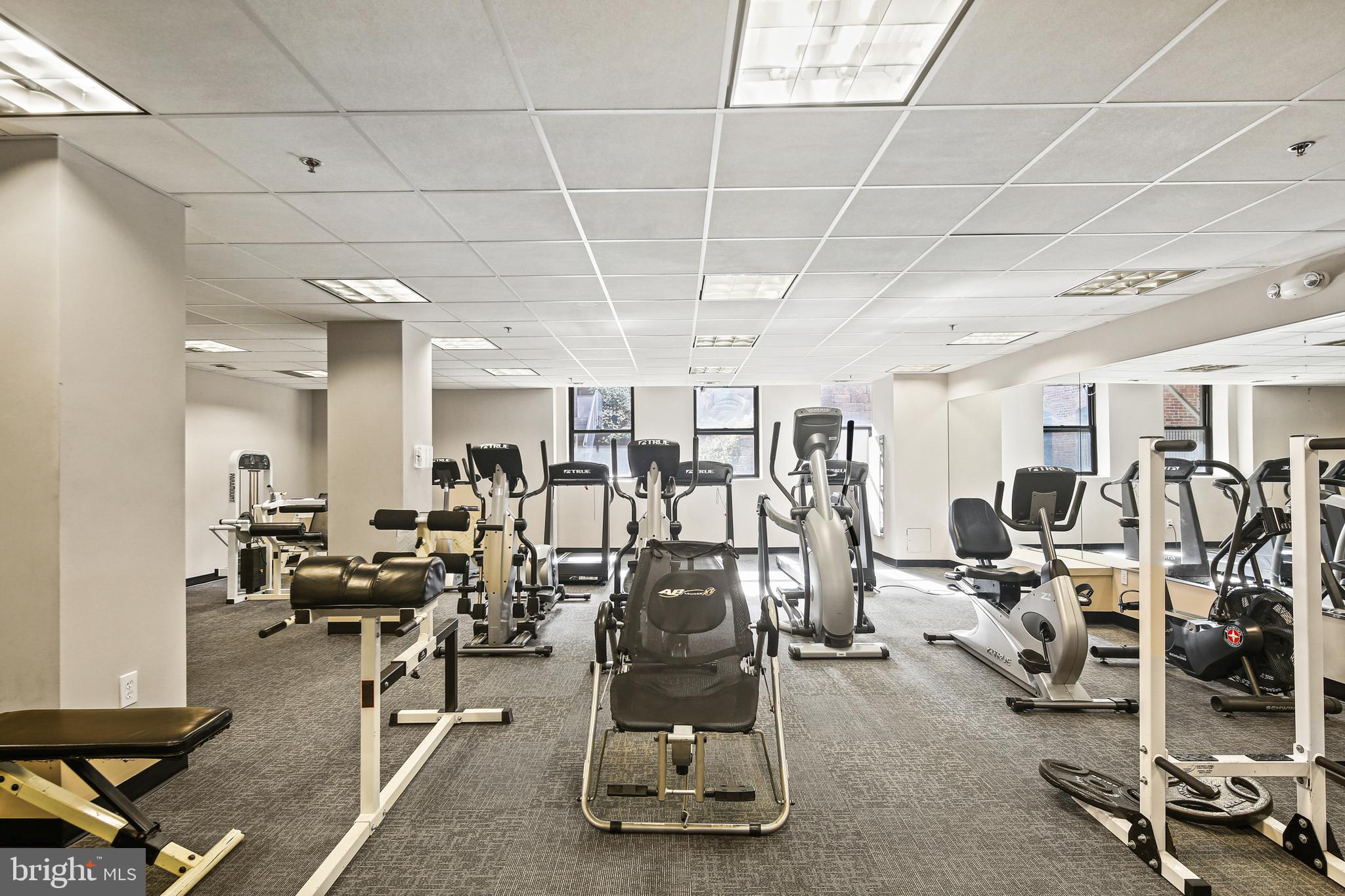 1211 Light Street, Unit 308 Baltimore, MD 21230 - Photo 25 of 29 a view of a room with gym equipment