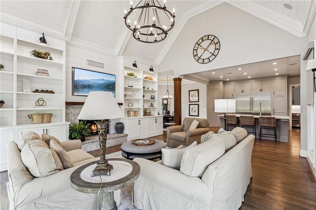 3030 Wills Mill Road Cumming, GA 30041 - Photo 27 of 71 a living room with furniture kitchen view and a table