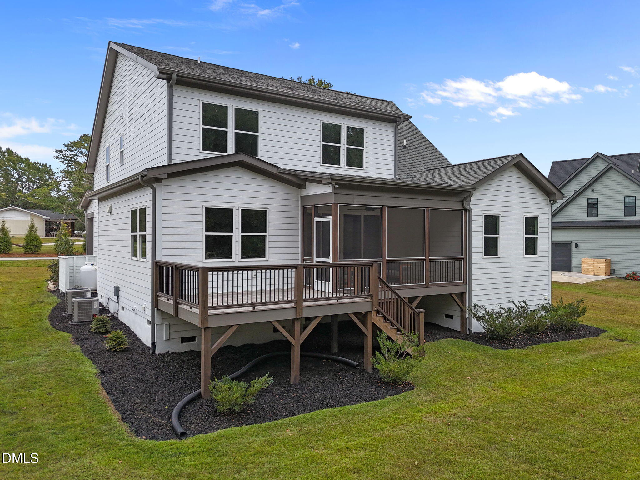 10 Carnation Road Youngsville, NC 27596 - Photo 41 of 47 a house view with a garden space