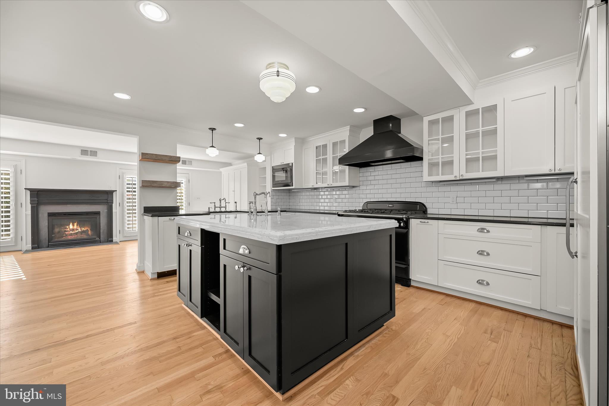 7012 Exeter Road Bethesda, MD 20814 - Photo 23 of 103 Open Plan to Upgraded Kitchen