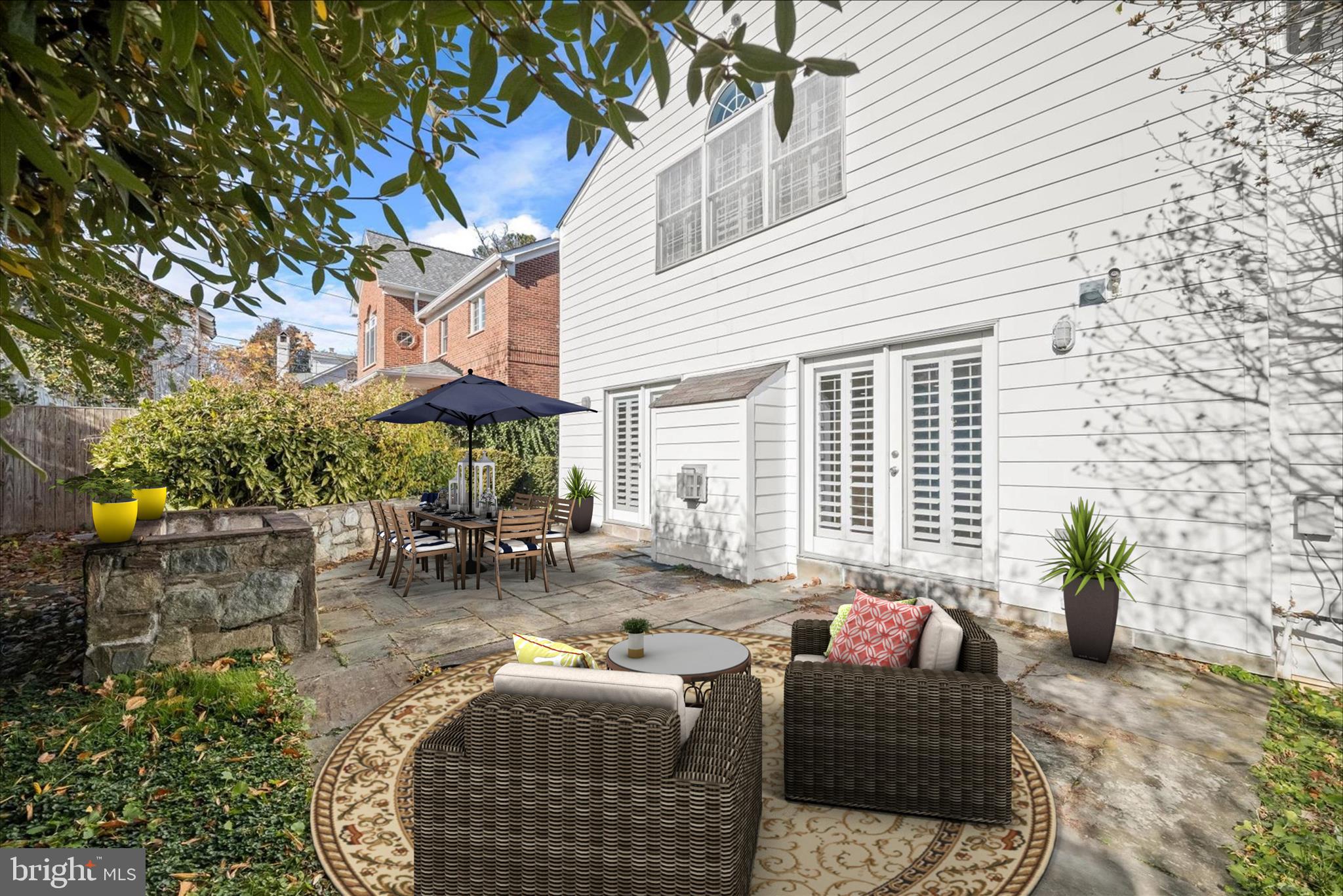 7012 Exeter Road Bethesda, MD 20814 - Photo 97 of 103 Rear Patio