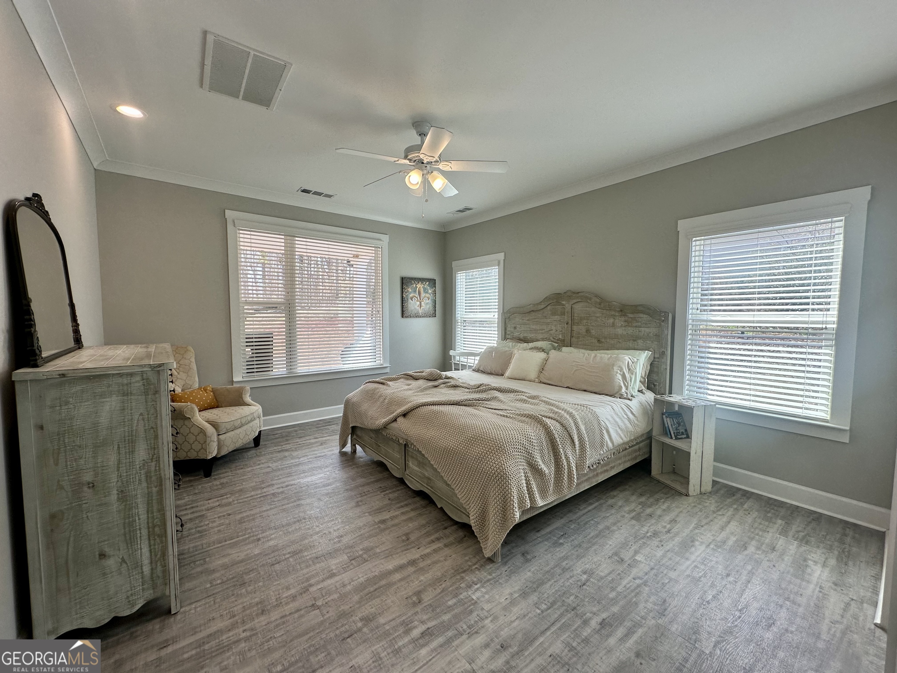 506 Summit View Drive Jefferson, GA 30549 - Photo 12 of 52 a bedroom with a bed and wooden floor