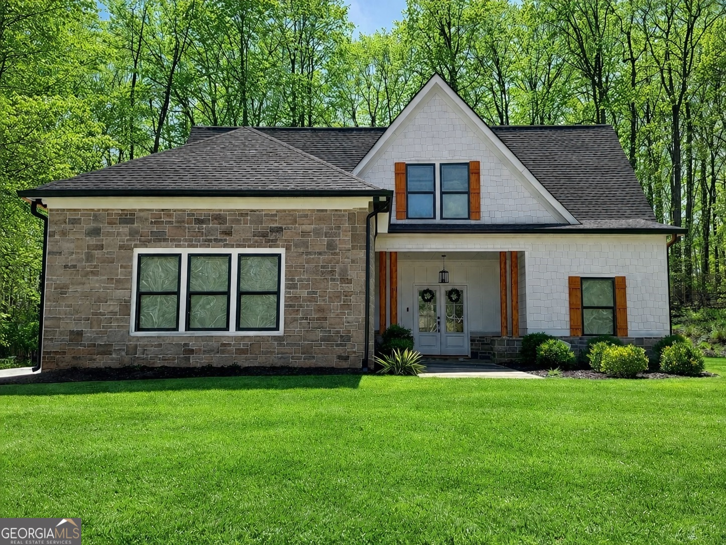 506 Summit View Drive Jefferson, GA 30549 - Photo 2 of 52 a front view of a house with a garden