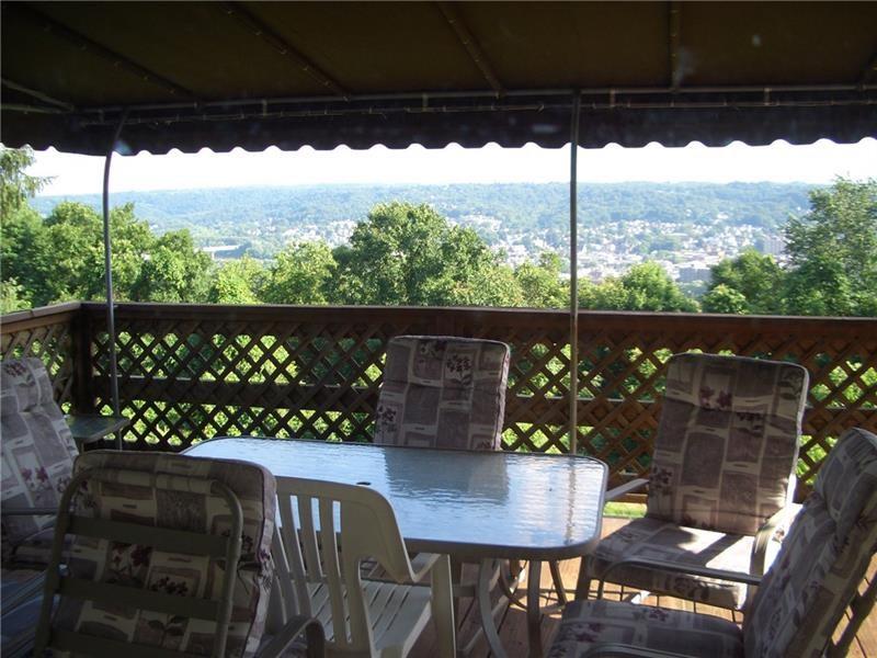 609 Sycamore Rd Extension Sewickley, PA 15143 - Photo 18 of 21 Deck view of the valley below and Coraopolis. Gorgeous.