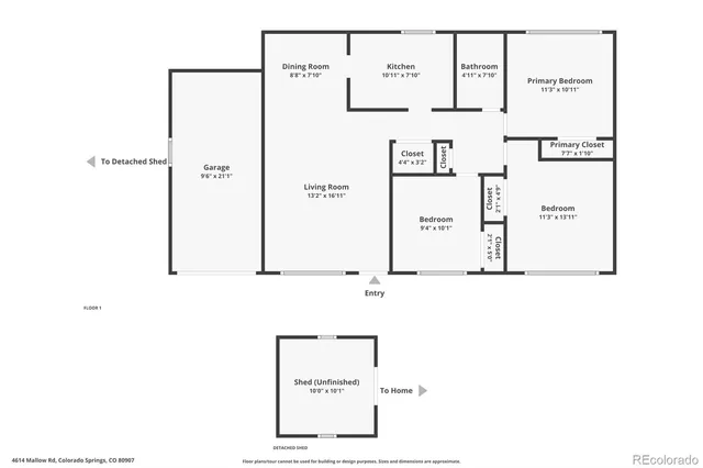$2,000 | 4614 Mallow Road, Colorado Springs, CO 80907