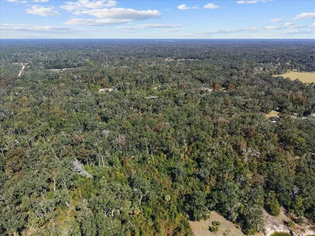 an aerial view of houses with yard
