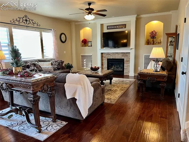 a large kitchen with stainless steel appliances granite countertop plenty wooden cabinets counter space a sink and a center island