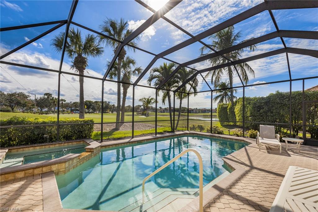 6012 Fairway Court Naples, FL 34110 - Photo 23 of 38 a view of swimming pool with seating area and furniture