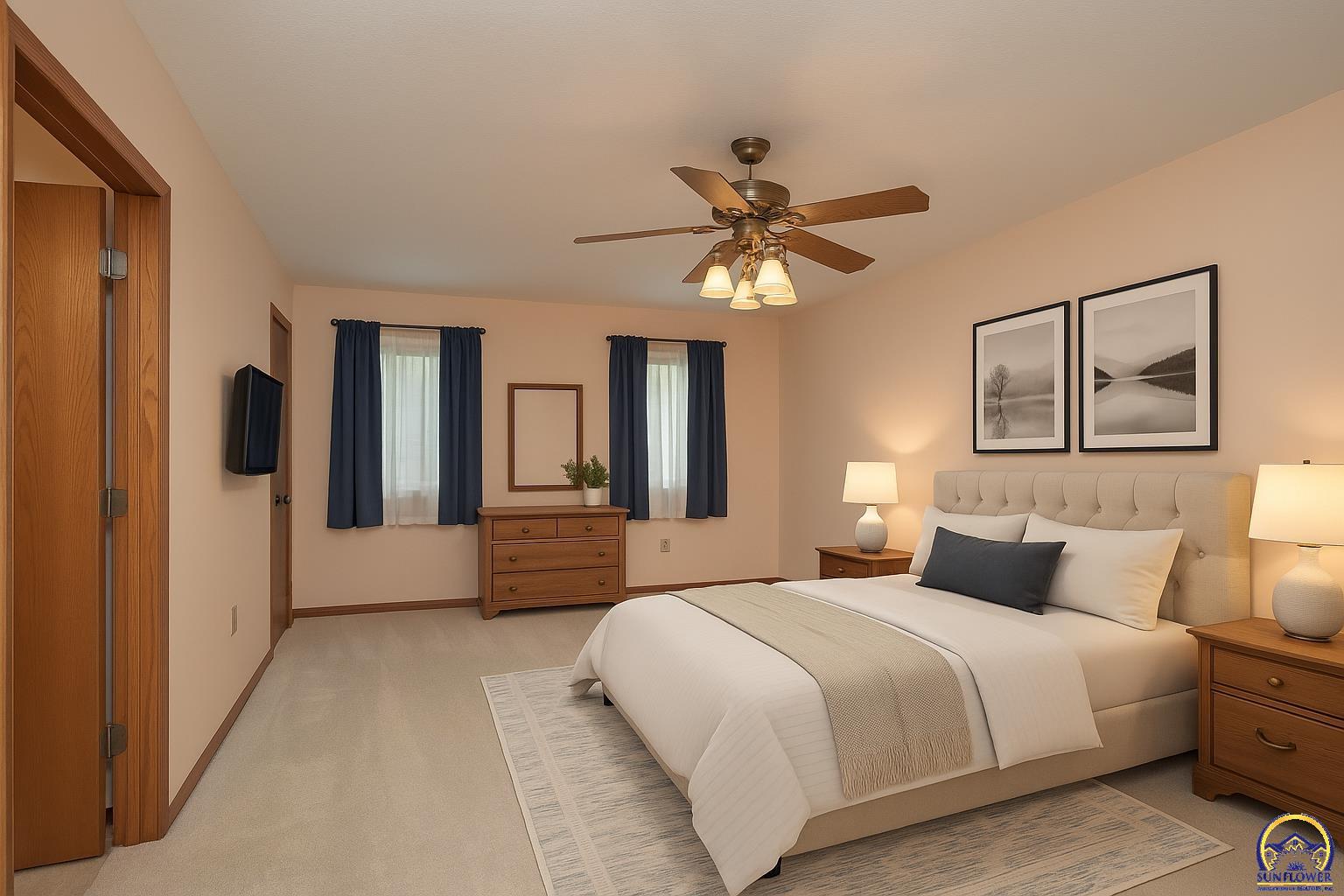915 Walnut Street Valley Falls, KS 66088 - Photo 24 of 54 Virtually Staged Primary Bedroom