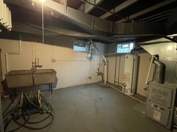 a view of a storage & utility room