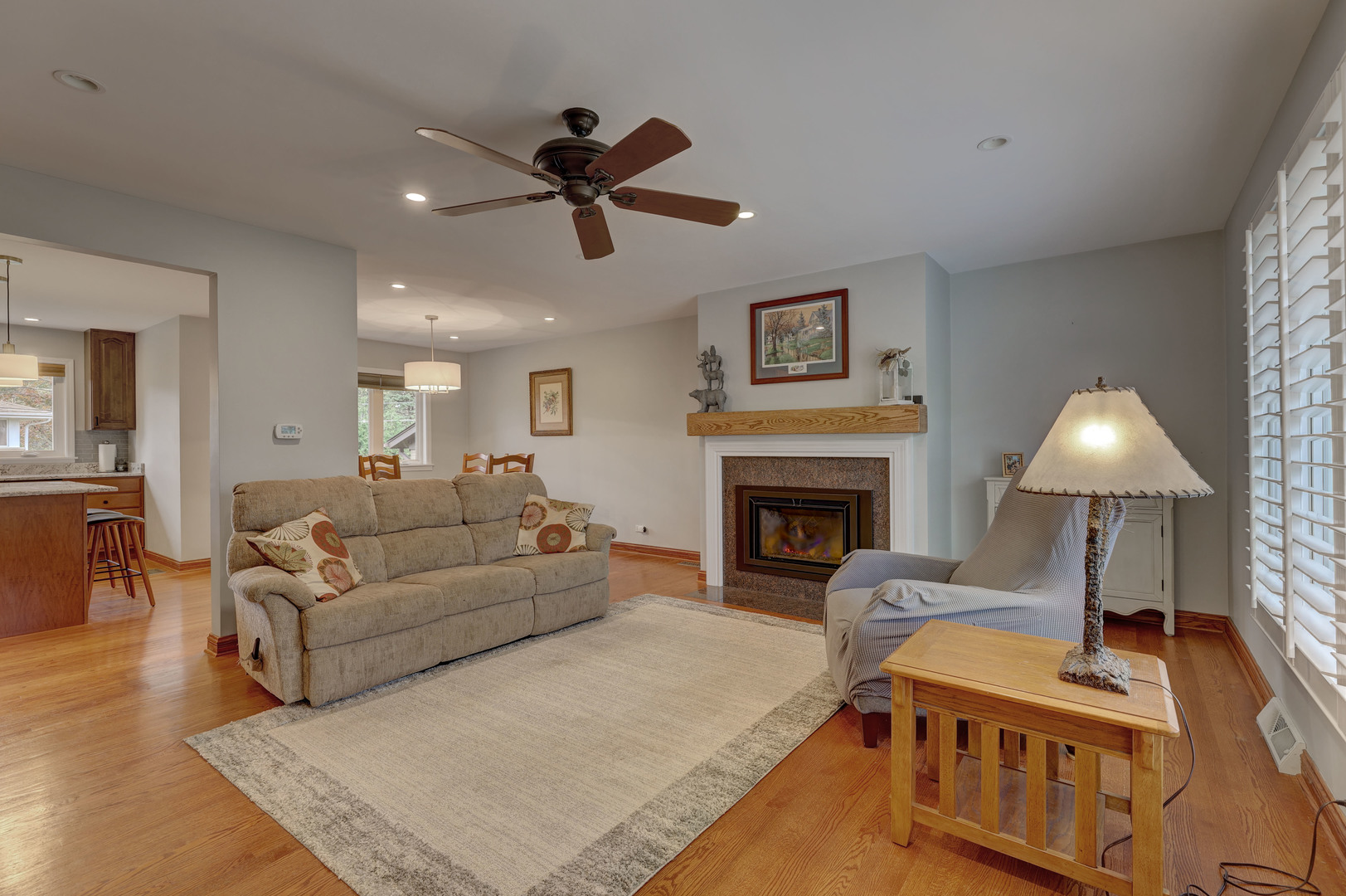 2026 Irwin Avenue Park Ridge, IL 60068 - Photo 6 of 39 a living room with furniture and a fireplace